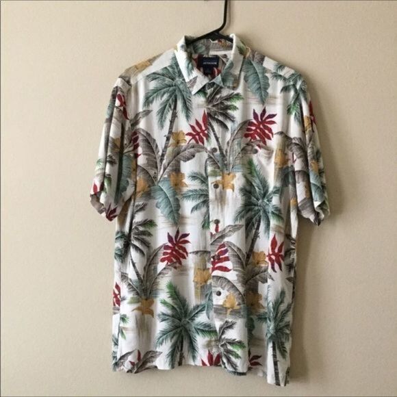 Arthouse Hawaiian Tropical Print‎ Shirt Palm Trees Size L - Picture 2 of 10